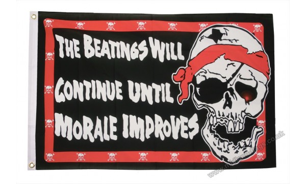 Pirate Beatings Flag